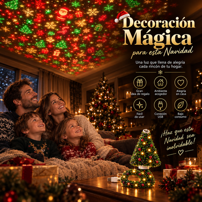 Proyector Árbol de Navidad USB